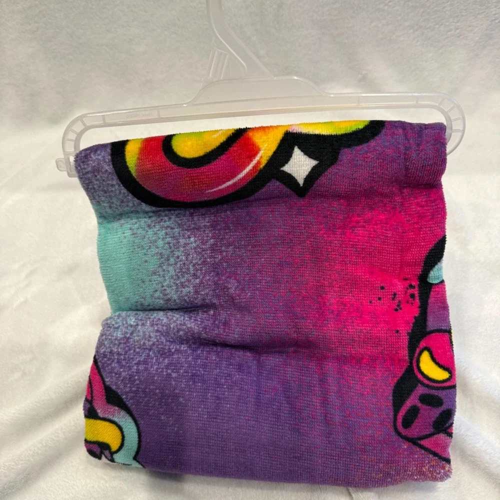 Nickelodeon That Girl Lay Lay Beach‎ Towel 100% Cotton 28x58 Purple Rainbow New